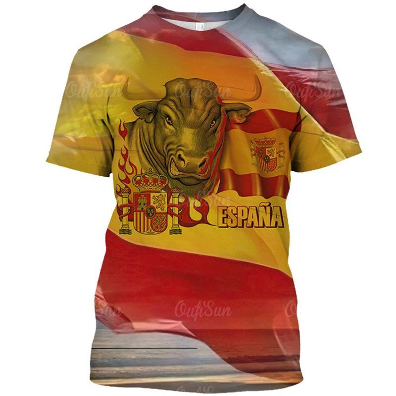 Men's 3D Printed T-Shirt Short Sleeve O-Neck Pullover Casual Top