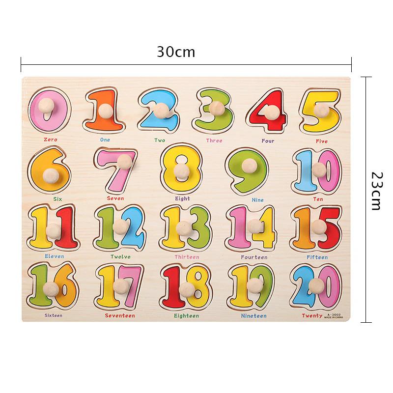Children Wooden Puzzle Montessori Toys Cartoon Animal Traffic Hand Grab Boards Early Learning Educational Toy for Kids TMZ