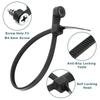 Heavy-Duty Nylon Screw Hole Cable Ties-Adjustable Self-Locking Straps for DIY & Industrial Fastening Multipurpose Cord Organizer