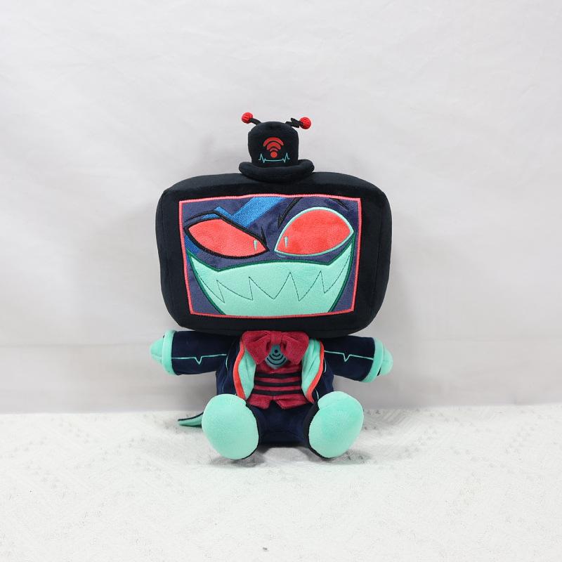 

2025 New Hazbin Hotel Vox Plush Doll Cute Anime Peripherals Toy Halloween Christmas Gift in stock пшеничный