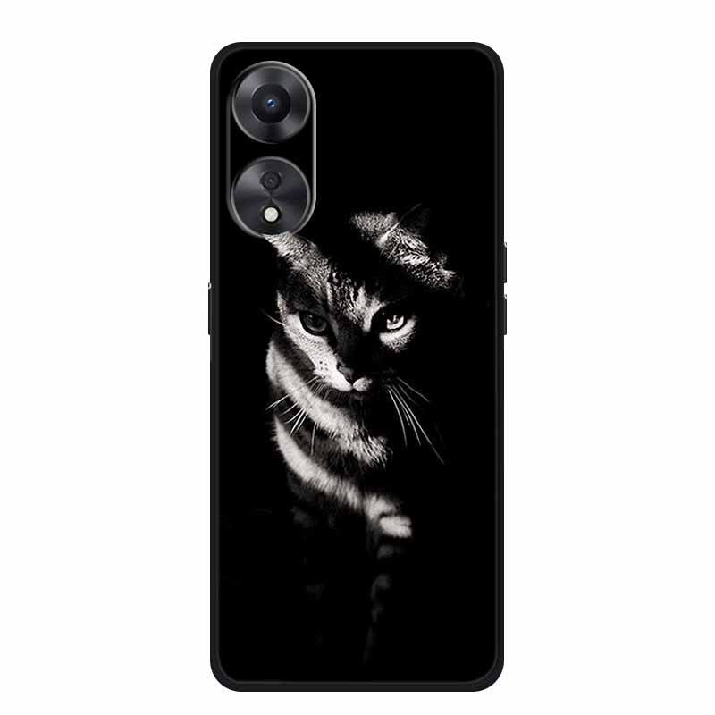 For Honor X5 Plus Phone Case Cover Lion Wolf Tiger Cat Black Silicone Soft Back Cases For Honor X5 Plus Case X5Plus Coque Fundas