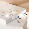 1/2pcs Rimless Reading Glasses for Men Women Anti Blue Light Polycarbonate Lenses Rectangular Frame