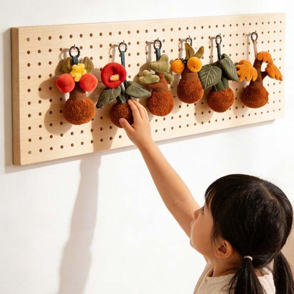 Soft Funny Keyring Cotton Animal Bag Pendant Lightweight Insect Series Plush Keychain  Kid