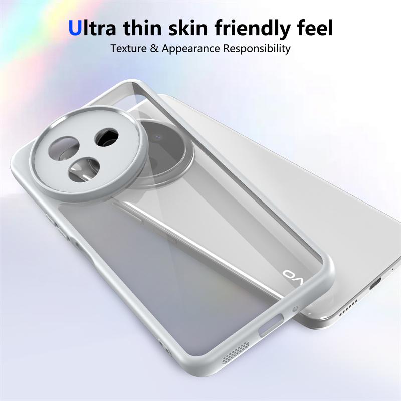 Vivo Y39 5G V2436 Case Plating Silicon Bumper Shockproof Clear Back Cover Hard Matte Phone Case for Vivo Y39 VivoY36 2025 V2436