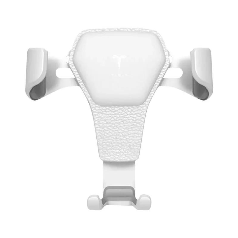 Car Sticker Tesla 1pcs Gravity Car Phone Holder Air Vent GPS Stand Vent Clip Multiuse Car Accessories for Tesla Model 3 Model S