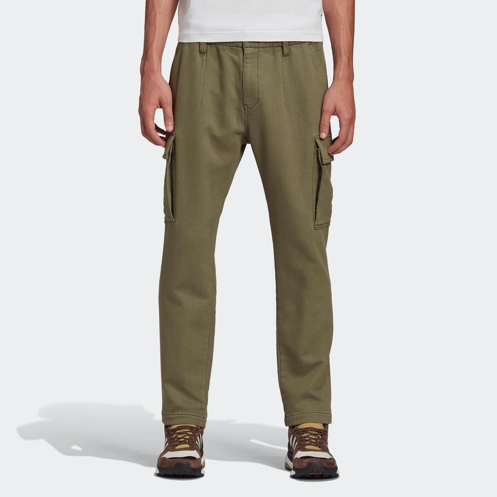 Adidas Originals X Human Made Clover Embroidered Logo Multi-Pocket Joggers Men Bottoms Green GM4635