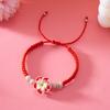 Bohemian Big Flower Charm Bracelets For Women Elegant Resort Style Soft Clay Pottery Beaded Bangles Girls Party Jewelry