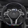 Hot Car Sticker Car Suede Carbon fiber Anti-slip Steering Wheel Cover For Mercedes-Benz A B C E V R-Class C43 CLA GLA GLB GLC GL
