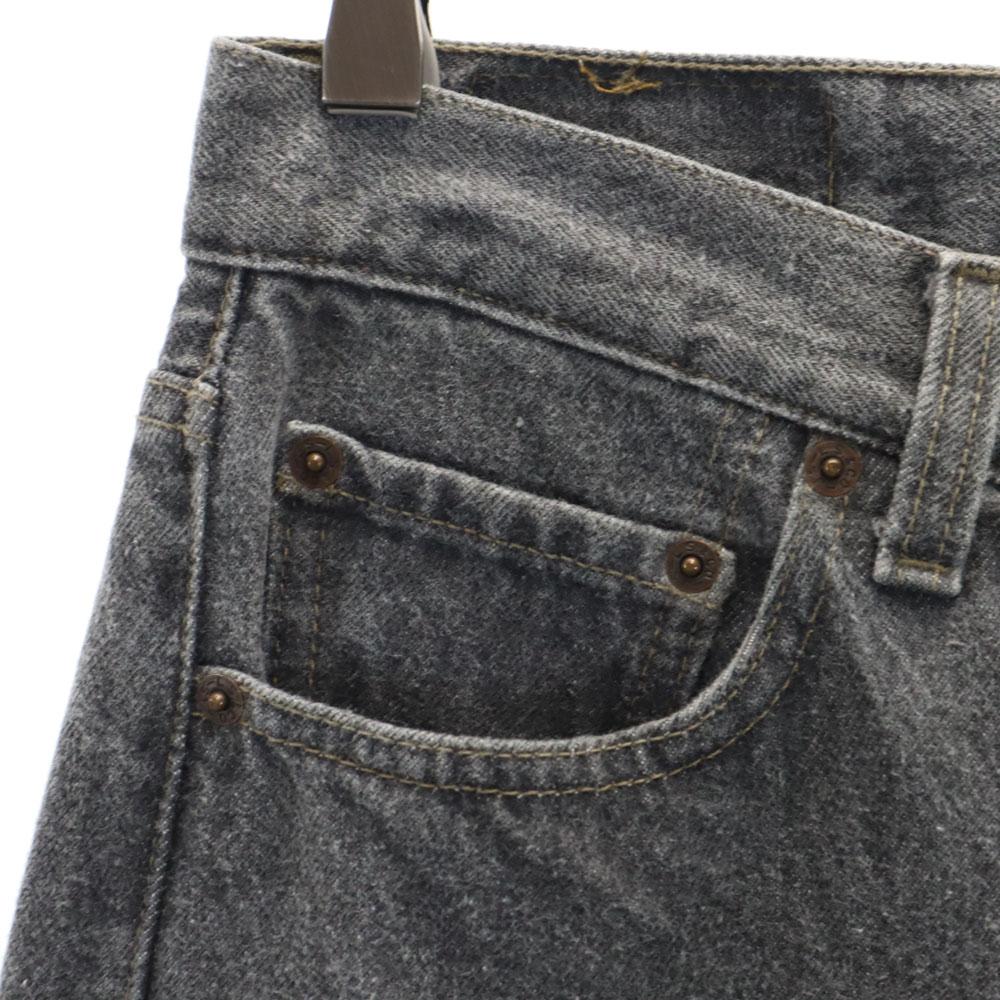 Levi's 90s Made in USA 501 Old Dyed Black Straight denim pants Women Used