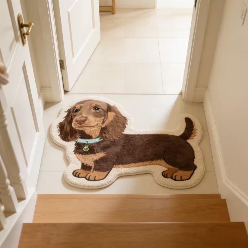 British Shorthair Cat Rug Suitable for Bedroom, Chubby British Shorthair, Hand Washable Suitable For, Room Decor, Gift for Cat Lovers