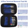 41Pcs Comprehensive Car Electrical Terminal Removal Ejector Tool, Connector Pin Extractor Release Puller For Automotive Repair