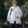 1110 Sunscreen Clothing Men's Light and Thin Hooded Cool Fashion Couple Sunscreen Clothing Jacket Men's and Women's Summer Ice Silk Quick-drying