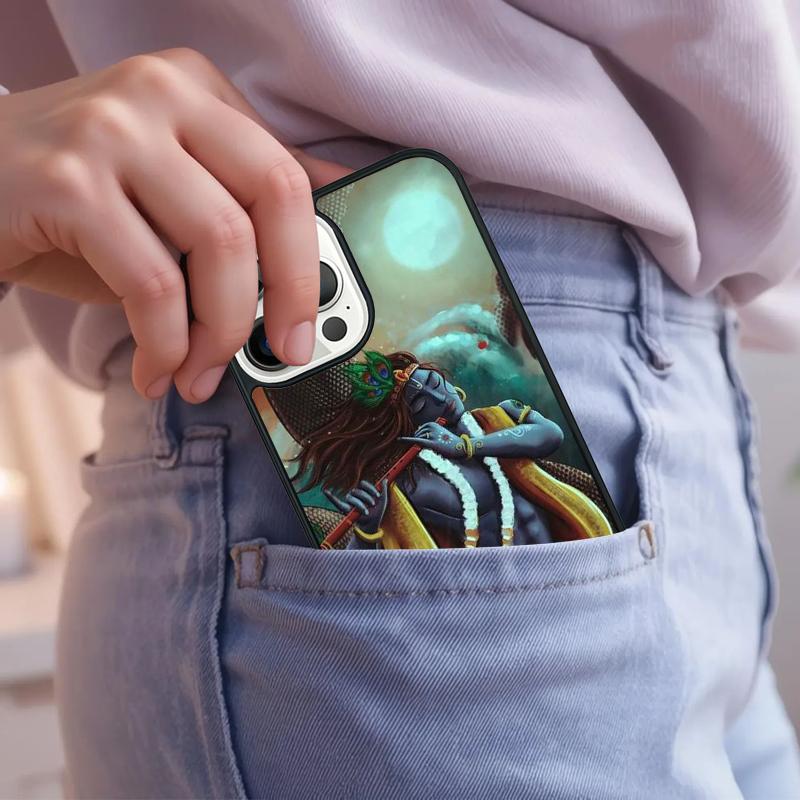 Indian God Lord Krishna Phone Case For IPhone 18 17 Air 15 16e 14 13 Pro Max Coque 12 11 Pro Max PLUS cover