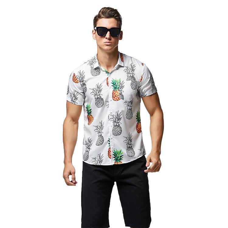 Buy Summer Men's Pineapple Print Short 