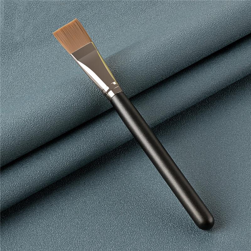 1Pc Professional Wooden Handle Foundation Brush Cream Blending Concealer Makeup Brush Soft Facial Mask Mud Brush Cosmetic Tools