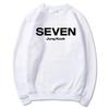 Letter Print JungKook Seven Hoodie Unisex/Unisex Harajuku Aesthetic Hoodies Unisex Autumn Winter Pullovers Sweatshirts Dropshipping