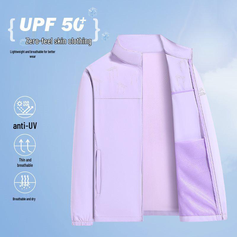 2026 Outdoor UV Protection Lightweight Stand Collar Skin Jacket for Men and Women