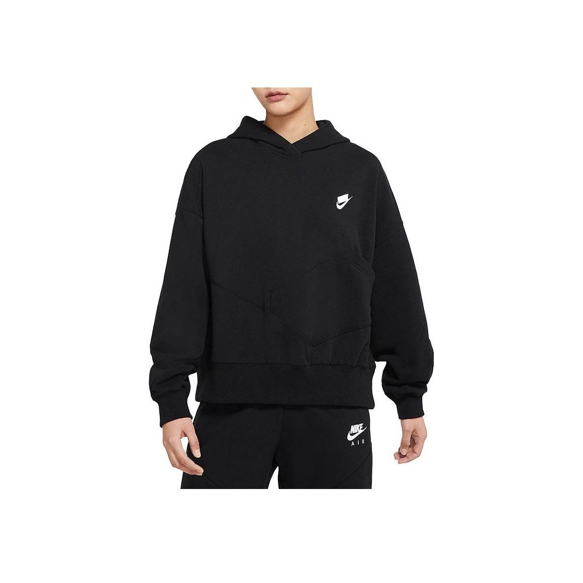 

Женский пуловер с капюшоном и логотипом Nike, черный DQ5534-010 M