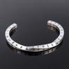Fashion Mobius C-Shaped Bracelet For Men Women 316L Stainless Steel Nordic Vikings Letter Bracelets Party Jewelry Gift