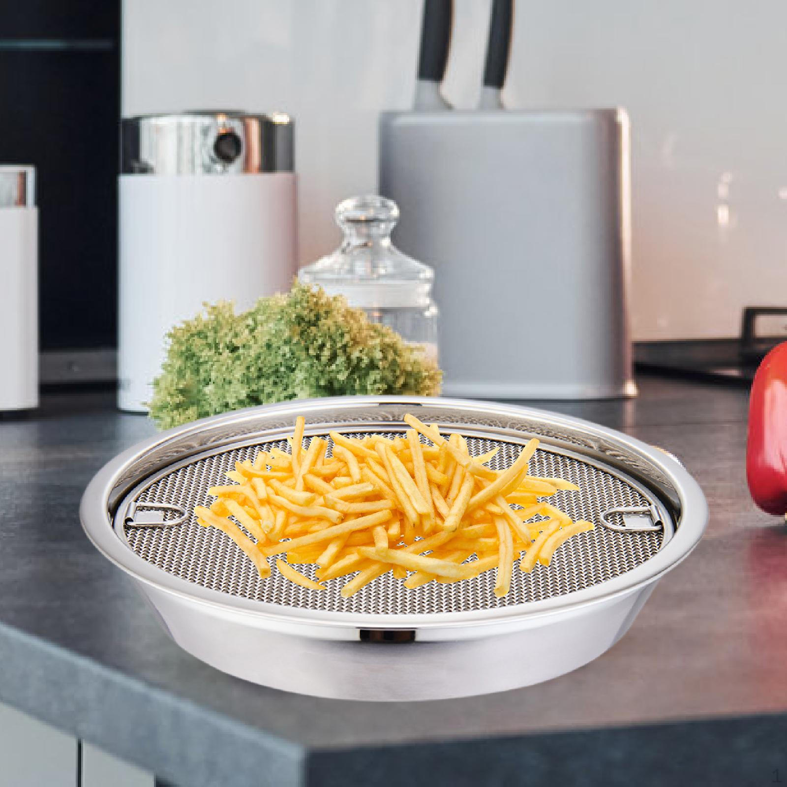 

Стойка для слива масла, противень, сетчатый фильтр, поддон для фильтрации, контейнер для жареной пищи для барбекю серебряный