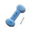 Soft Plush Dumbbell Shape Throw Pillow Toy For Newborns Infant Sensory Development Safe Gift Mystic Blue