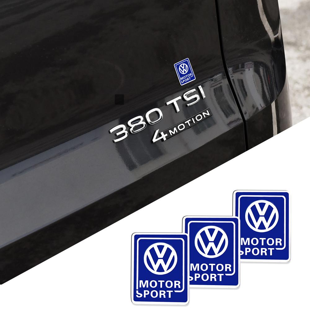 1pcs 3D Aluminum Metal Alloy Badge Emblem Rear Trunk Sticker Valve Cap for VW Volkswagen Golf 5 Polo Passat GTD Tiguan Jetta B6 Bi1