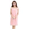 Yousheng Women Bath Wrap Coral Velvet Bath Dress Quick Dry Towel with Bowknot Pocket Absorbent Bath Towel for Home Hotel Dormitory