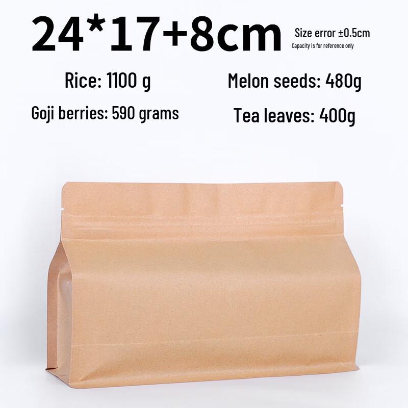 Miao Jia Yi Transparent Kraft Stand-Up Pouches