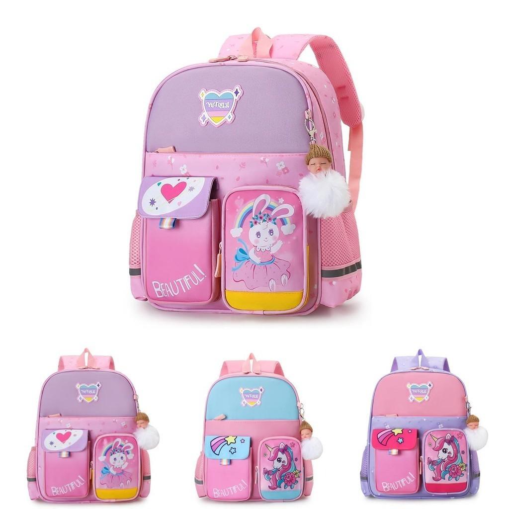 Adorable Cartoon Kindergarten Backpack Trendy Lightweight Breathable Boys Girls School Bag