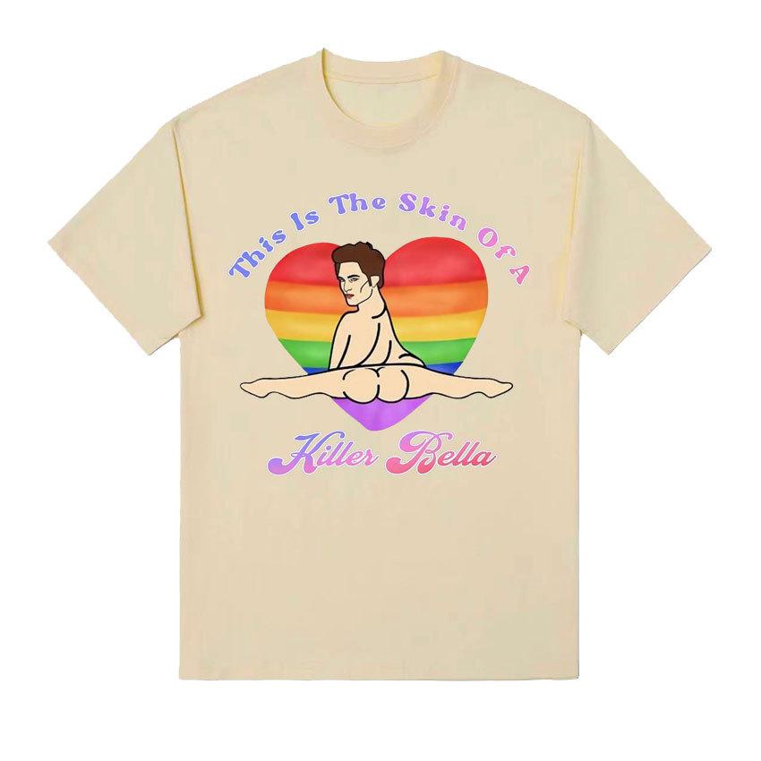 

This Is The Skin of A Killer Bella Funny T Shirt Twilight Rainbow Fish Meme T-shirt Men Women Casual Cotton Short Sleeve Tshirts 3XL