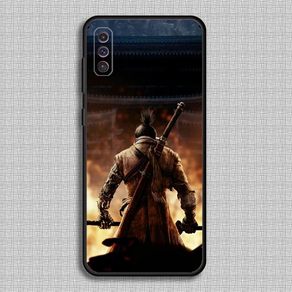 

Чехол для телефона Sekiro Shadows Die Twice S для Samsung S23,23,22,30,21,10,9,Note20 Ultra,Lite,Ultra,5G,Plus,FE,Черный Мягкий Чехол Samsung S21 s305G