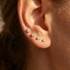 2/8PCS Stainless Steel Eearring Nose Stud Cartilage Piercing Jewelry Helix Tragus Lip Gold Color Tiny Earrings for Women 18G