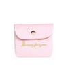 Korean Style Embroidered Velvet Mini Bag for Lipstick and Sanitary Napkin Storage