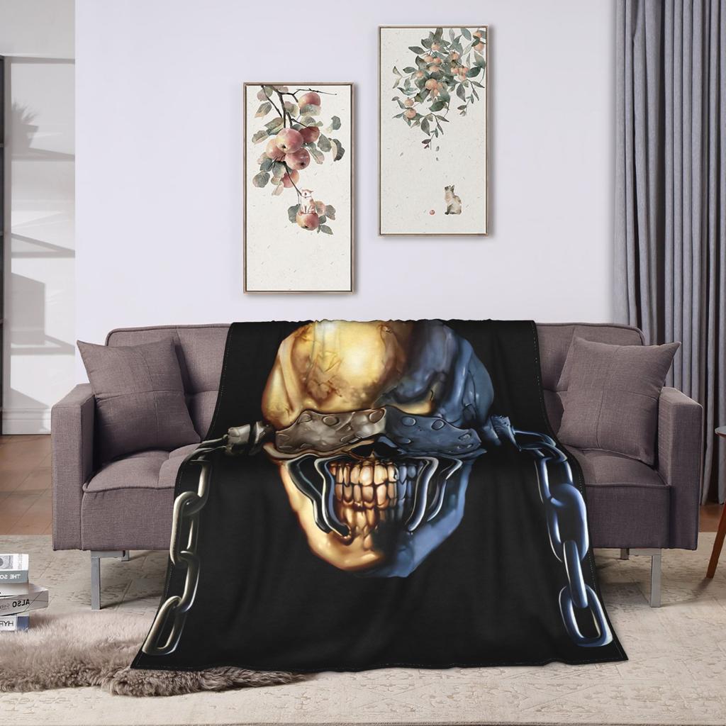 Megadeths Band Art Plush Blanket Kids  Flannel Throw Blanket For Couch Chair Soft Custom Quality Bedspread Birthday Present