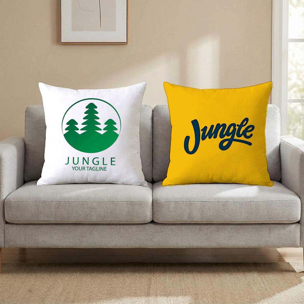 Indie Jungle Cushion Cover Cushion Cover Set 4Pcs 50X50 45X45 40X40 Pillowcase Decorative Sofa Home Decor