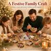Christmas Pearl Diamond Painting Art Set DIY Pearl Beads Craft Kit For Adults Beginner Home Christmas Hanging Decor Party Gift