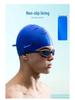 Colorful Silicone Swim Cap for Men & Women – Enlarged, Thickened, Waterproof for Long Hair