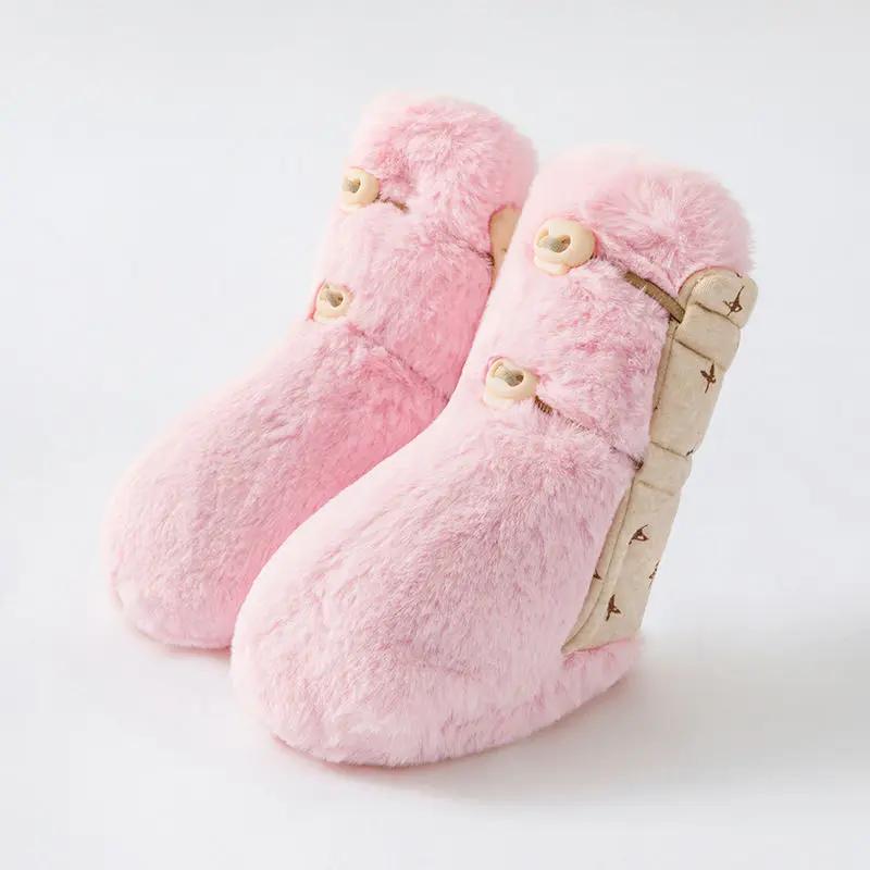 Kinderschuhe Winter Baumwolle Baby Verdickt Weichsohlige Kleinkindschuhe Niedliche Mädchen Freizeitschuhe Neugeborenen Babyschuhe Kinder Turnschuhe