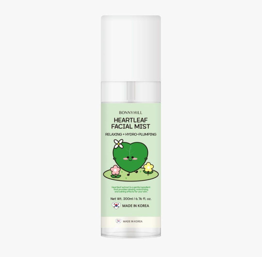 

BONNYHILL Спрей для лица Strawberry Collagen / Heartleaf 200 мл, УСПОКАИВАЮЩИЙ, Увлажняющий, Корейская косметика, Kbeauty, образец Heartleaf