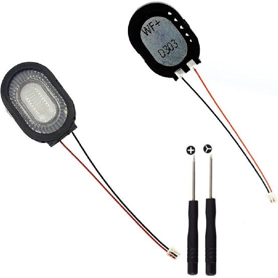 Sam&Johnny Inner Speaker Built-in Speaker Loudspeaker Replacement for Nintendo Switch NS Switch Console Speaker with Repair Tool Kit(2-Pack)