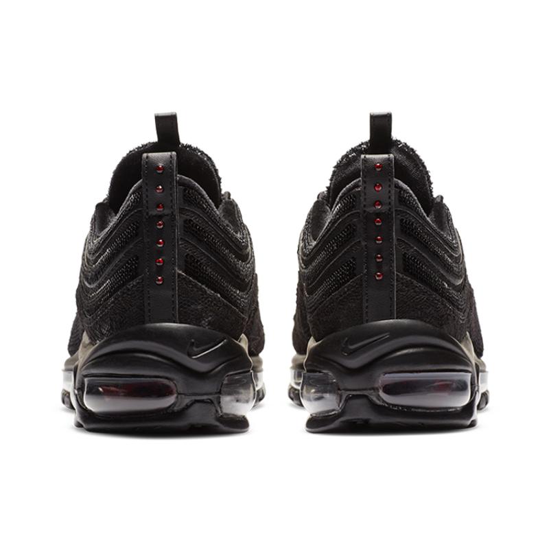 Nike Air Max 97 Sequin Black Red Women's Sneakers Casual Shoes DC1709-060