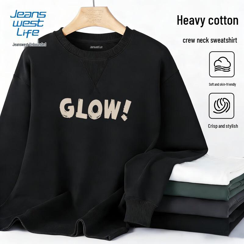 Jeanswest Men s Heavyweight Round Neck Sweatshirt 5XL