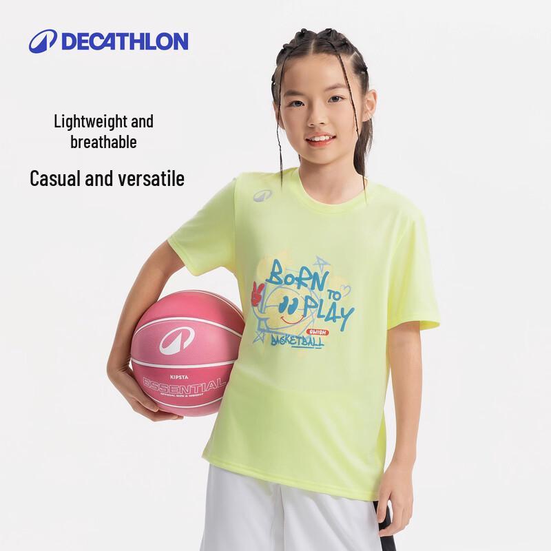 Decathlon Kids Quick Dry Short Sleeve Sports T-Shirt