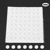128 Piezas Almohadillas de Silicona Autoadhesivas Transparentes Antideslizantes Esterilla para Pies Protectores del Hogar 12x4mm