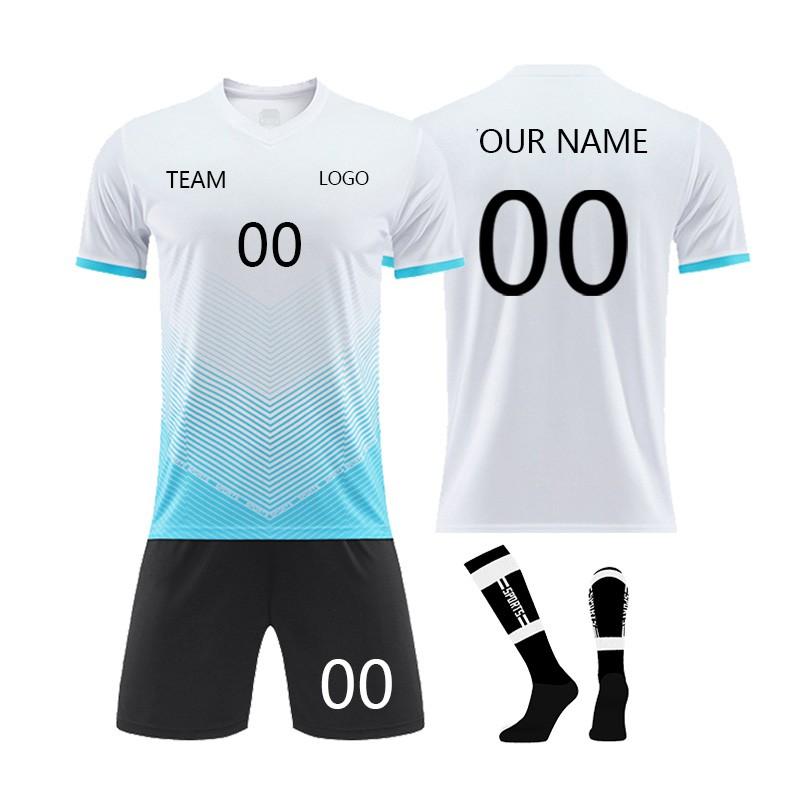 Personlig skjortesett for menn jenter med navnenummer Spesialtilpassede fotballdrakter for gutter treningsdress