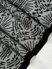 Halloween Lace Door curtain with Ghost Hand Perfect for Fireplace black lace Window Curtain