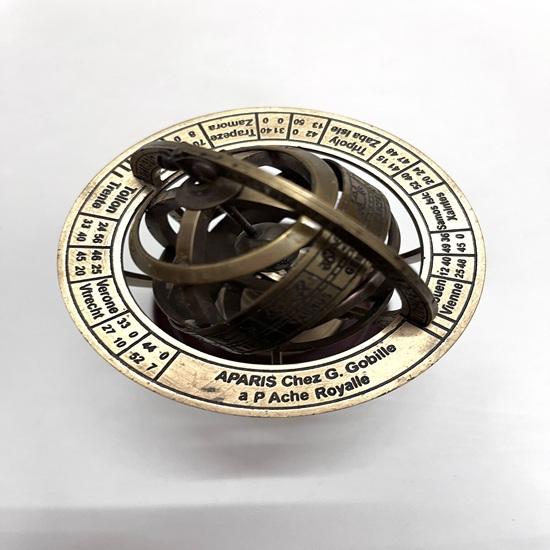 15.24 Cm Armillary Sphere On Elegant Wooden Base A Nostalgic Decor Accent for Your Home Décor Armillary Sphere Best Gift