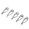 5 Pieces Fishing Rod Guide Set Building Repair Hard Resistance Guides Ring Tip Hooks
