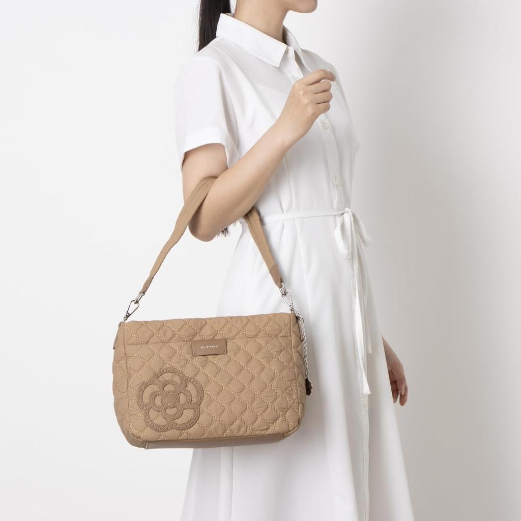 CLASSUS Capella Shoulder Beige Bag, Women's,