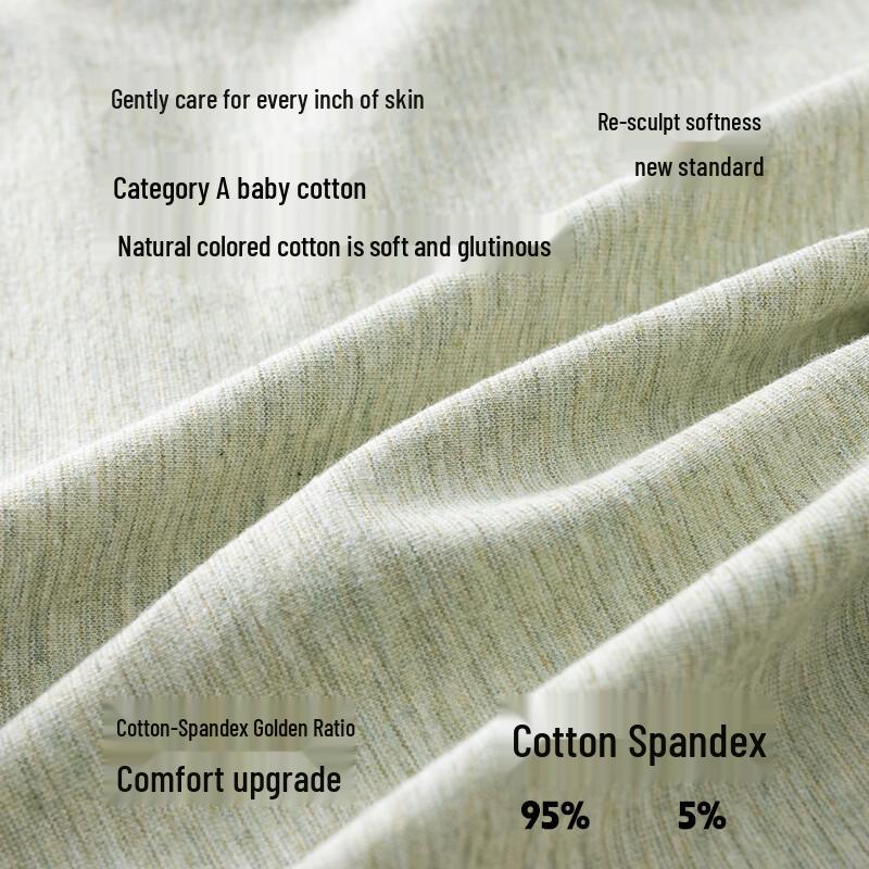 Muwei Women's High-Waist Cotton Antibacterial Briefs 3-Pack
